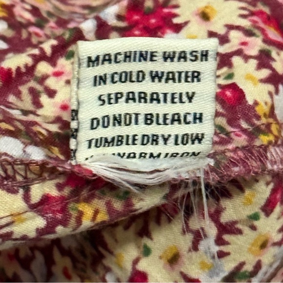 Sim & Sam Cropped Floral Halter Women Size Medium Balloon Sleeve Top NWT - Picture 7 of 9